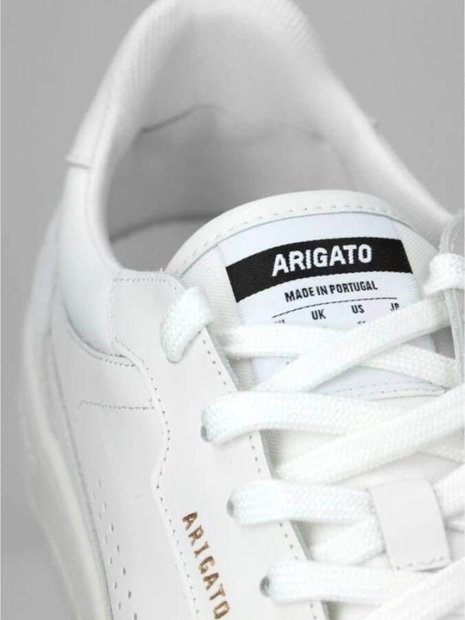 Axel Arigato Witte Sneaker met Suède Details White Heren