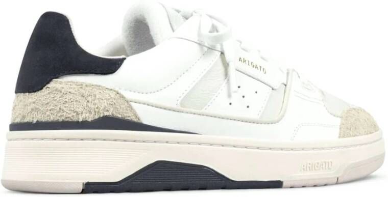 Axel Arigato Witte Sneakers met Blauwe Inzetstukken White Heren