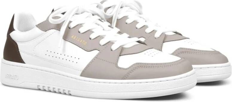 Axel Arigato Witte Sneakers met Bruine Inzetstukken White Heren