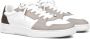 Axel Arigato Witte Sneakers met Bruine Inzetstukken White Heren - Thumbnail 2