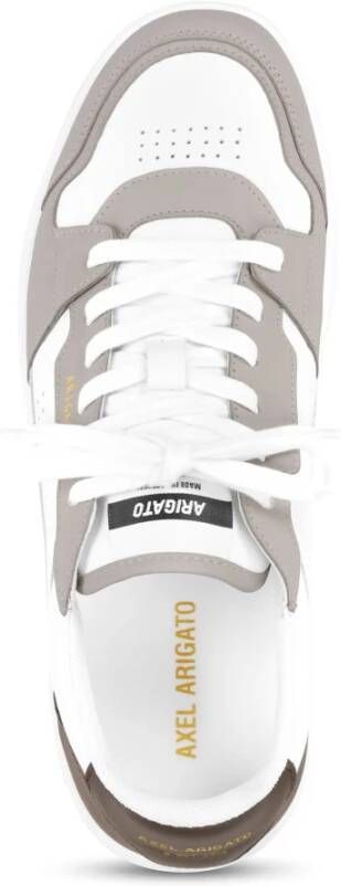 Axel Arigato Witte Sneakers met Bruine Inzetstukken White Heren