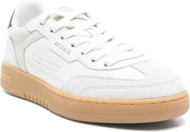 Axel Arigato Witte Sneakers met Metallic Gouden Logo White Dames