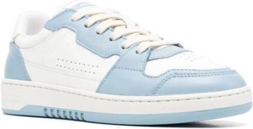 Axel Arigato Witte Stoffige Blauwe Dice Lo Sneakers Blue Dames