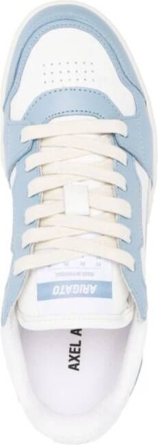 Axel Arigato Witte Stoffige Blauwe Dice Lo Sneakers Blue Dames