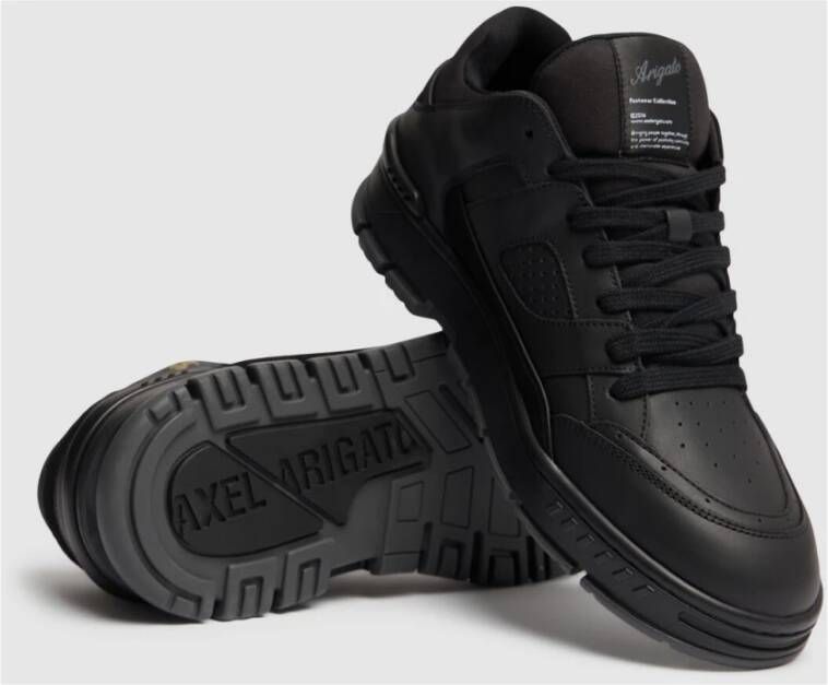 Axel Arigato Zwarte leren Area Lo sneakers Black Heren