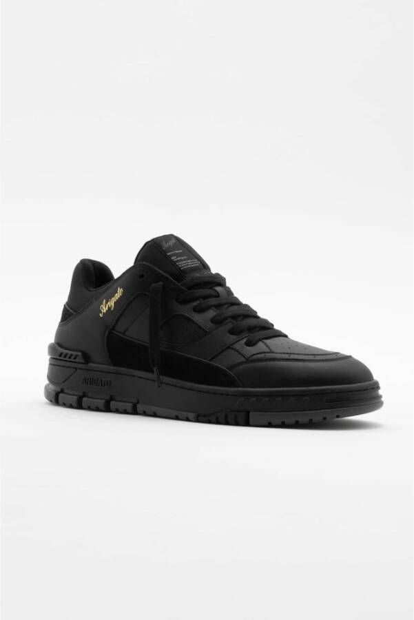 Axel Arigato Zwarte leren Area Lo sneakers Black Heren