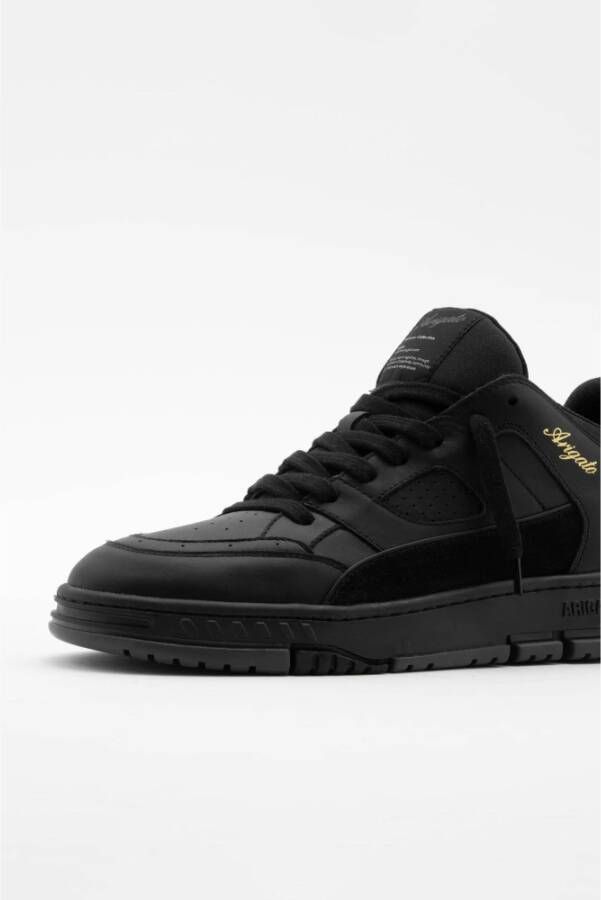 Axel Arigato Zwarte leren Area Lo sneakers Black Heren