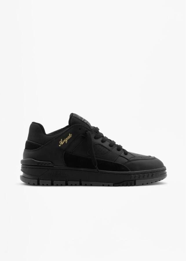 Axel Arigato Zwarte leren Area Lo sneakers Black Heren