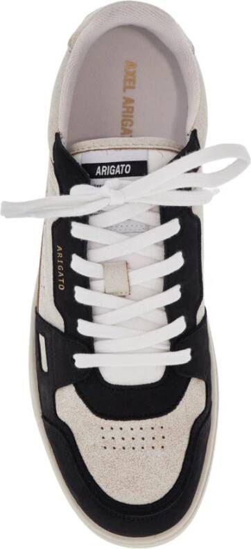 Axel Arigato Zwarte leren en suède sneaker Beige Dames