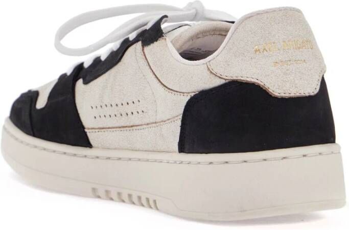 Axel Arigato Zwarte leren en suède sneaker Beige Dames