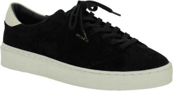 Axel Arigato Zwarte Suède Court Sneakers Black Heren