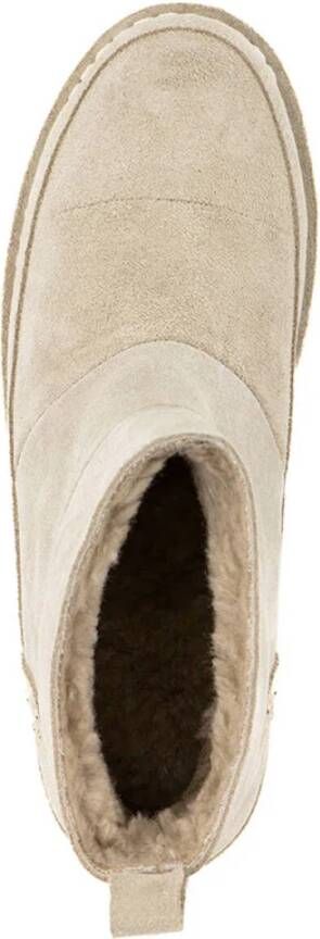 Babouche Angel-2 Stijlvolle Enkellaarzen Beige Dames