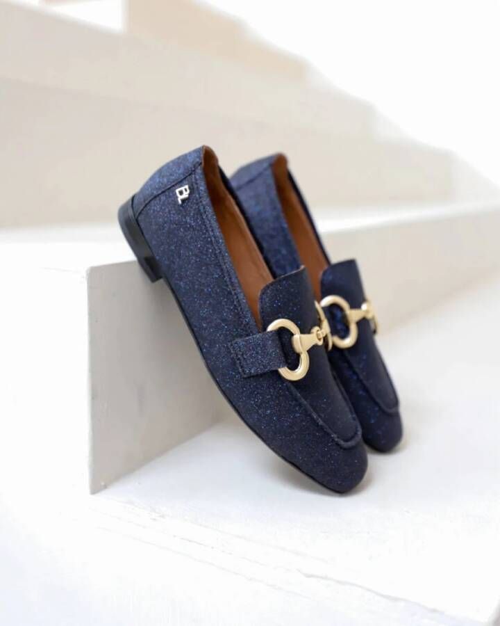 Babouche Loafers G-Cher-27 Blue Dames