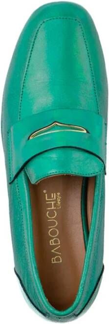 Babouche Loafers Green Dames