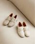 Babouche Loafers Kick-2 Beige Dames - Thumbnail 2