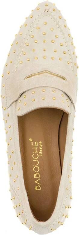 Babouche Stijlvolle Loafers voor Vrouwen Beige Dames