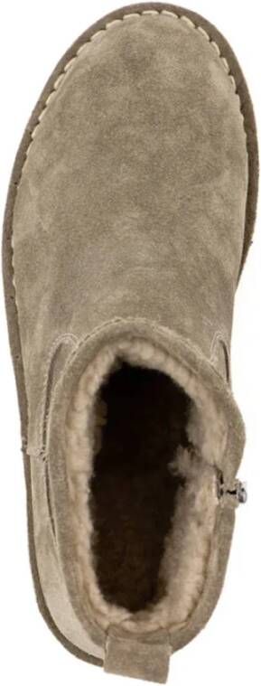 Babouche Stijlvolle Enkel Laarzen Armel-2 Beige Dames