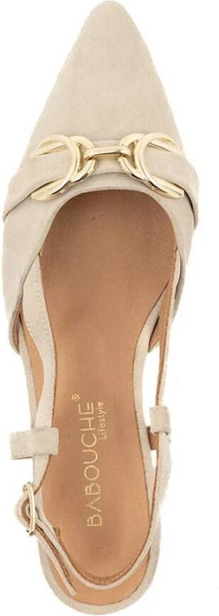 Babouche Stijlvolle Leonore-2 Muilen Beige Dames