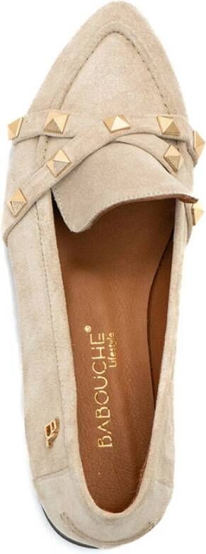 Babouche Stijlvolle Loafers Josie-2 Beige Dames