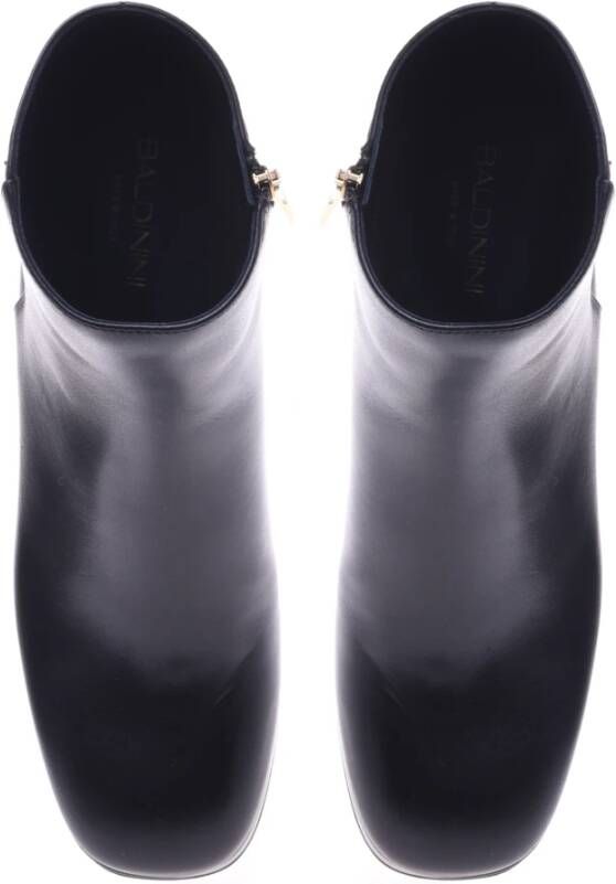 Baldinini Ankle boots in black leather Black Dames