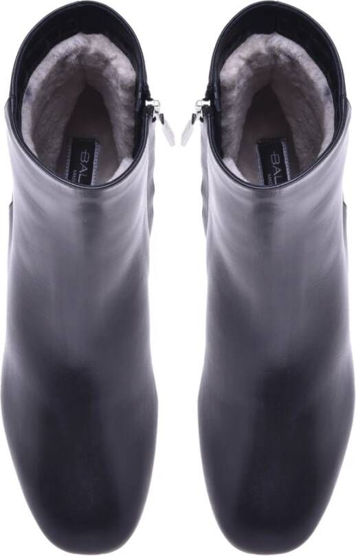 Baldinini Ankle boots in black leather Black Dames