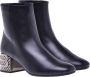 Baldinini Ankle boots in black leather Black Dames - Thumbnail 3