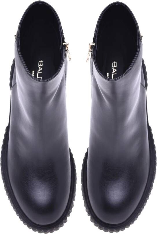 Baldinini Ankle boots in black leather Black Dames