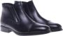 Baldinini Ankle boots in black leather Black Heren - Thumbnail 3