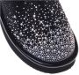 Baldinini Ankle boots in black nylon and leather suede with rhinestones Black Dames - Thumbnail 4