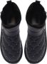 Baldinini Ankle boots in black quilted leather and nylon with studs Black Dames - Thumbnail 2