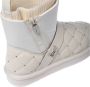 Baldinini Ankle boots in vanilla quilted leather and nylon with studs Beige Dames - Thumbnail 4