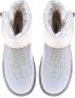 Baldinini Ankle boots in white nylon and leather suede with rhinestones White Dames - Thumbnail 2