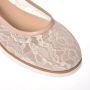 Baldinini Ballerina pump in nude lace Beige Dames - Thumbnail 4