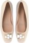 Baldinini Ballerina pump in vanilla leather Beige Dames - Thumbnail 2