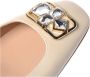 Baldinini Ballerina pump in vanilla leather Beige Dames - Thumbnail 4