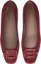 Baldinini Ballerina pumps in red suede Red Dames - Thumbnail 2