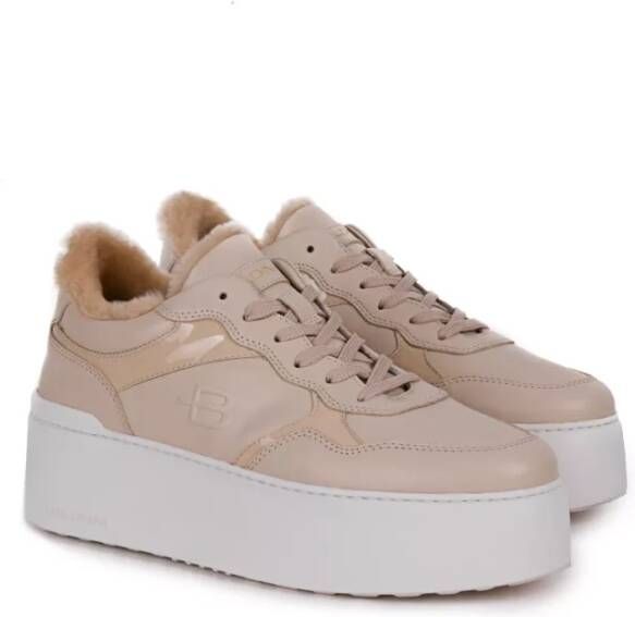 Baldinini Beige platform sneakers Beige Dames