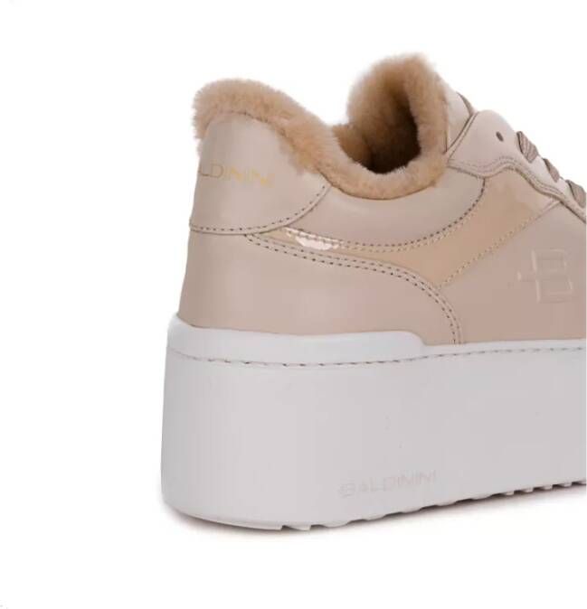 Baldinini Beige platform sneakers Beige Dames