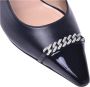 Baldinini Black and nude leather slingback Black Dames - Thumbnail 4