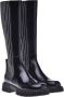 Baldinini Black boots in naplak and elastic with rhinestones Black Dames - Thumbnail 3