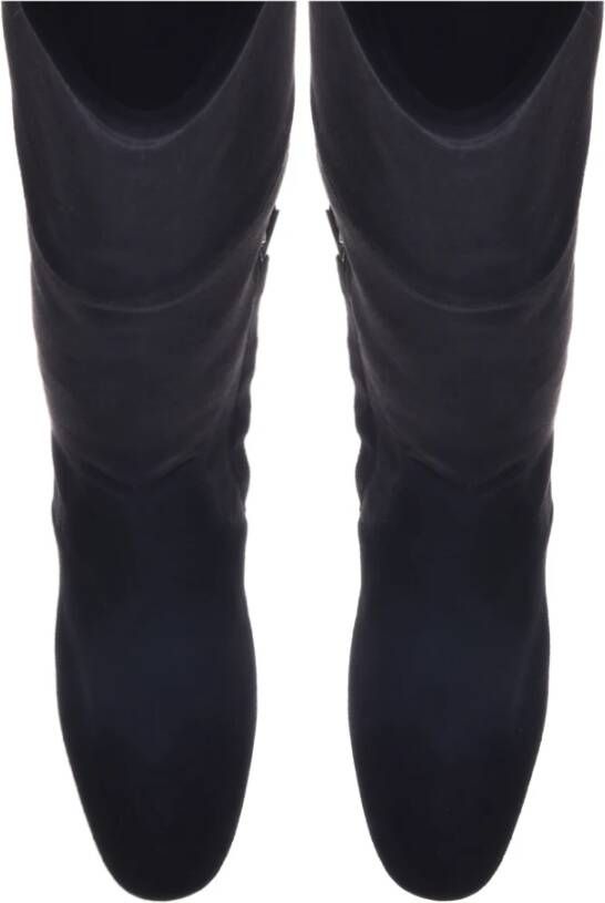 Baldinini Boots in black eco-leather and suede Black Dames