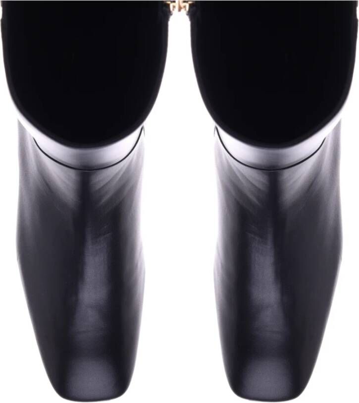 Baldinini Boots in black leather Black Dames