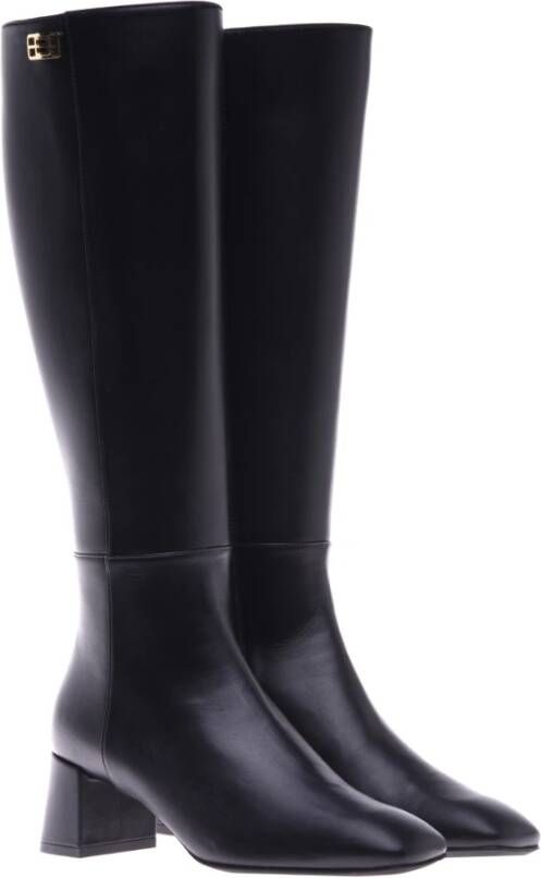 Baldinini Boots in black leather Black Dames