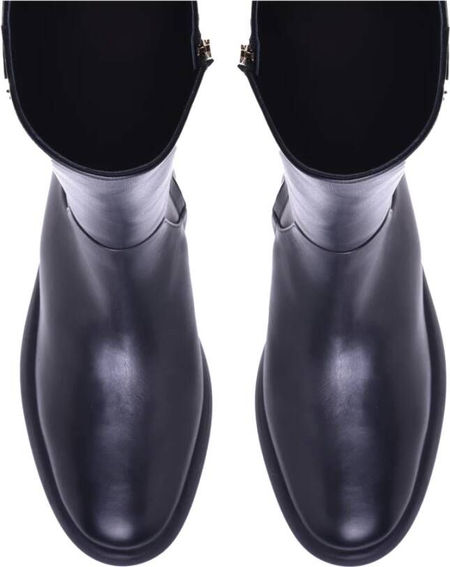 Baldinini Boots in black leather Black Dames