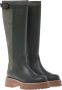 Baldinini Boots in olive leather and suede Green Dames - Thumbnail 3