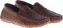 Baldinini Brown woven print loafer Brown Heren - Thumbnail 3