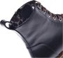 Baldinini Combat boots in black leather Black Dames - Thumbnail 4