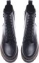 Baldinini Combat boots in black leather Black Dames - Thumbnail 2