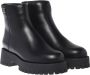 Baldinini Combat boots in black leather Black Dames - Thumbnail 3