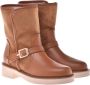 Baldinini Combat boots in leather and suede Brown Dames - Thumbnail 3